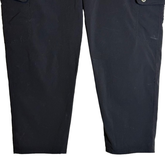 Eddie Bauer nylon spandex blend black‎ Capri pants size 2 #23751074 - Picture 3 of 8